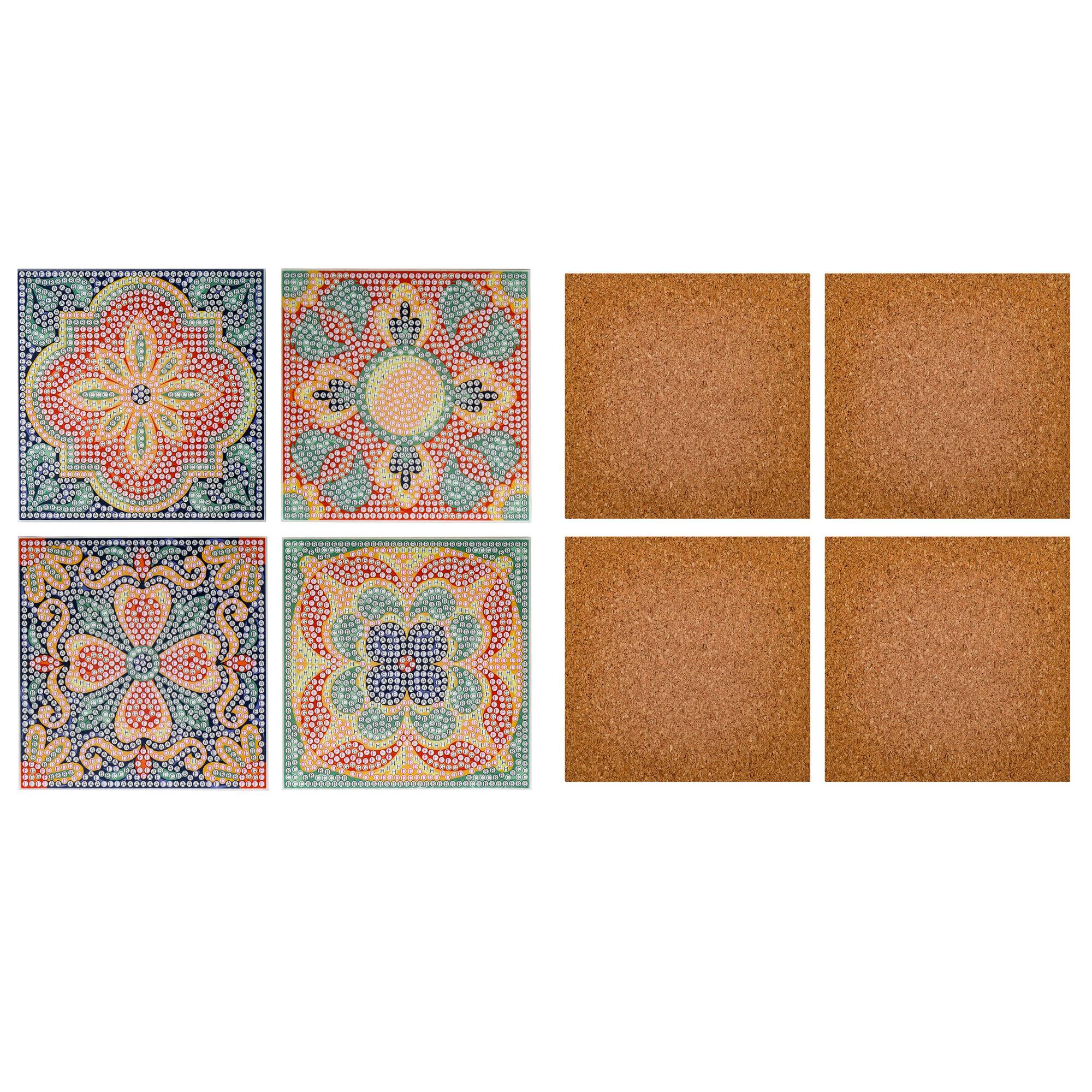 Italian Tile Diamond Art Coaster Kit by Make Market®